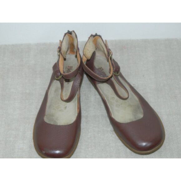 Born Dark Brown Leather Women's Flats - Picture 9 of 11
